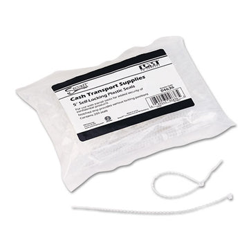 SecurIT® 5" Self-locking Plastic Seals, 250 Seals-pack, Clear freeshipping - TVN Wholesale